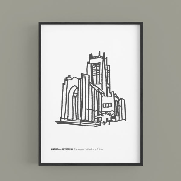 LIVERPOOL - Anglican Cathedral B&W Edition
