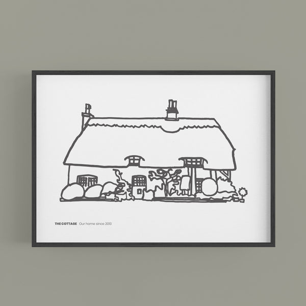 Personalised House Prints - Landscape